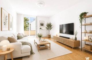 Wohnung kaufen in 1130 Wien, Helle 2-Zimmer-Wohnung mit Balkon, Gemeinschaftsgarten & idealem Grundriss