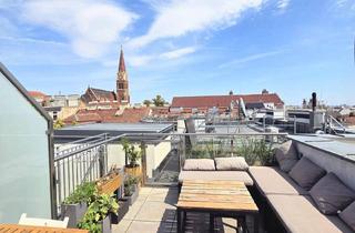 Maisonette kaufen in Illekgasse 22, 1150 Wien, Weitblick über Wien, 103 m² auf zwei Ebenen, eigene Dachterrasse - PROVISIONSFREI