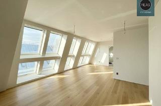 Wohnung kaufen in 1160 Wien, Erstbezug: Atemberaubendes Dachgeschoss - Apartment (klimatisiert) mit 3 Terrassen und hochwertiger Ausstattung im Trendbezirk Ottakring!