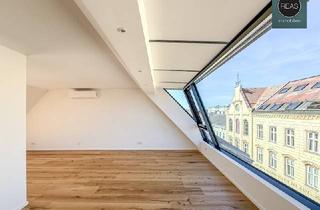 Maisonette kaufen in 1180 Wien, Provisionsfreier Erstbezug: Luxuriöse Dachgeschoss - Maisonette Wohnung mit Terrasse in Währinger Toplage! Klimatisiert, Smart-Home!