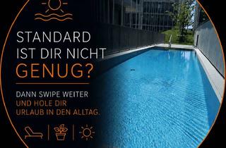 Wohnung kaufen in 4540 Bad Hall, Vollmöblierte 2-Zimmer Designwohnung mit Fußbodenkühlung, Balkonkraftwerk, Sauna & Pool