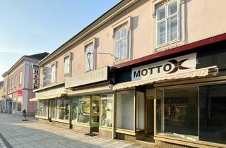 Büro zu mieten in Herzog-Leopold-Straße, 2700 Wiener Neustadt, Frequenz-Standort deluxe! 35 m²-Geschäftslokal in der Herzog-Leopold-Straße | Retro-Portal mit breiter Fensterfläche | Sofort anmietbar