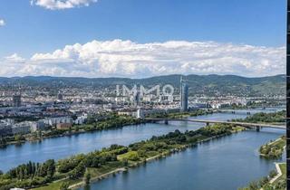 Maisonette mieten in Donau, 1220 Wien, 38. Etage Inkl. 39qm Loggia: Premium Wohnen im dc2 Tower - u1 Donauinsel