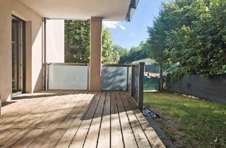 Wohnung mieten in Kudlichstraße 26, 4020 Linz, Gartenwohnung am Froschberg, 85 m² + Terrasse + Balkon + Eigengarten + 2 Tiefgaragenplätze! Küche und Bad möbliert!
