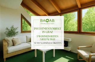 Villen zu kaufen in 8041 Graz, ANLAGEOBJEKT IN GRAZ | 5 WOHNEINHEITEN | CA. 295 M² | VIELFÄLTIGE NUTZUNGSMÖGLICHKEITEN