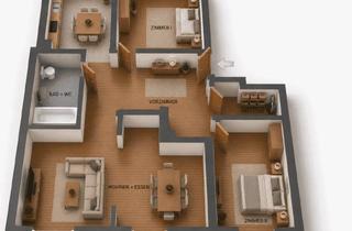 Wohnung kaufen in Rotenhofgasse, 1100 Wien, Provisionsfreie 3-Zimmer-Wohnung in Wien 1100, 90 m² für 395.000 Euro