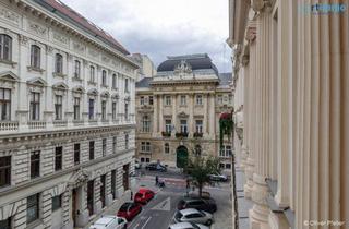 Wohnung mieten in Karlsplatz, 1040 Wien, REPRÄSENTATIVE 5-ZIMMER-ALTBAUWOHNUNG MIT KLOPFBALKON IM BOTSCHAFTSVIERTEL