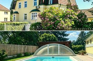 Villen zu kaufen in 3253 Erlauf, Ideal Pendler Wien Linz: Ehem. Arztvilla mit Pool, Wintergarten & 940 m² Grundstück