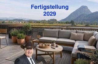 Wohnung kaufen in 6341 Ebbs, Wohnpark Kaiseraufstieg Ebbs – Haus D Top 12: 3-Zimmer-Dachgeschosswohnung mit ca. 35 m² Dachterrasse