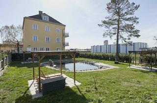 Wohnung mieten in Etrichstraße / Huma Eleven, 1110 Wien, Bestlage Kaiserebersdorf! Möblierte 2-Zimmer-Wohnung Für Singles oder Paare mit Balkon, Gartennutzung und Schwimmbiotop