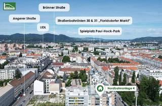 Wohnung kaufen in Nordbahnanlage, 1210 Wien, Exklusive 3-Zimmer-Anlegerwohnung mit hochwertiger Ausstattung - S-Bahn & U-Bahn in Gehweite! - JETZT ZUSCHLAGEN