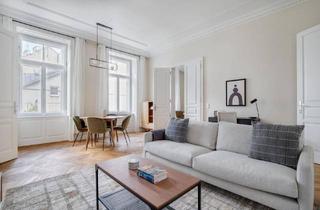Wohnung mieten in Lerchenfelder Str. 74, 1080 Wien, Luxuriöse 3 Zi Wohnung im Zentrum Wiens, 2 Badezimmer, Aufzug, Keller, Restaurants/Bars in der Nähe (VIE310)