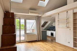 Wohnung mieten in 1020 Wien, Helle 3-Zimmer-Dachgeschosswohnung mit Terrasse