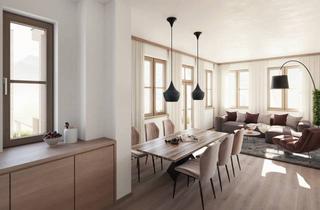 Wohnung kaufen in 5440 Scheffau am Tennengebirge, Exklusive 2-Zimmerwohnung mit traumhaften Balkon, altbaucharme und hohen Räumen!