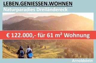 Wohnung kaufen in 9602 Thörl-Maglern-Greuth, € 122.000,- FÜR 61 M² WOHNUNG IN ARNOLDSTEIN