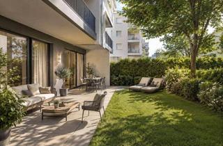 Wohnung kaufen in 1210 Wien, PREMIUM GARTENWOHNUNG IN DONAUNÄHE – LUXUS-NEUBAU MIT EIGENGARTEN & GROSSZÜGIGER LOGGIA