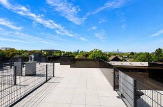 Penthouse mieten in 1220 Wien, Luxury Living! Penthouse mit knapp 30qm Dachterrasse! Skyline und Kahlenberg Blick! Garage! U2!