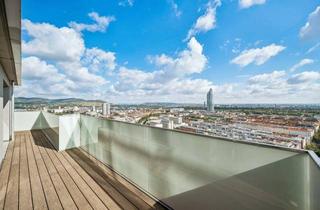 Wohnung mieten in Dresdner Straße, 1200 Wien, 3-Zimmer im Wohnturm – mit Gym, Co-Working-Bereich, Dachterrasse u.v.m. im Haus