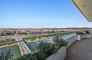 Wohnung kaufen in Wagramer Straße, 1220 Wien, WOLKENKRATZER an der DONAU ++ DREI Zimmer mit Skyline-View