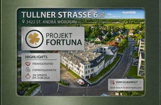 Wohnung kaufen in Tullner Straße, 3423 Sankt Andrä vor dem Hagenthale, DREI Zimmer mit BALKON ++ ERSTBEZUG und NEU