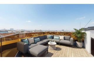 Penthouse kaufen in Karmelitermarkt, 1020 Wien, ++ Nicht einfach ein Penthouse. Sondern ein Lebensgefühl. ++ 80 m² Dachterrasse, Whirlpool & Panorama-Sauna