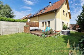 Einfamilienhaus kaufen in 2201 Seyring, WOHLFÜHLOASE: Charmante Doppelhaushälfte in Seyring mit Garten, Kamin & moderner Ausstattung
