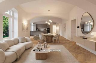 Wohnung kaufen in Ghelengasse, 1130 Wien, ERSTBEZUG NACH GENERALSANIERUNG: Luxus-Gartenresidenz mit Privatgarage & Designer-Ausstattung – Luftwärmepumpe u. Wallbox inklusive!