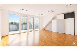 Wohnung kaufen in Kagraner Platz, 1220 Wien, 2-Zimmer-Dachgeschoßwohnung mit ca. 9 m² Dachterrasse I Klimaanlage & Fußbodenheizung I Nahe U1 Kagraner Platz