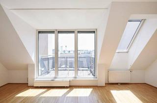 Wohnung kaufen in Schlachthausgasse, 1030 Wien, Wohnen zwischen Donaukanal und Prater – charmante 3-Zimmer-Dachgeschosswohnung mit Terrasse