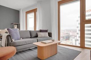 Wohnung mieten in Karl-Popper-Straße, 1100 Wien, Traumblick über Wien, Belview Tower mit Gym, Wellness & Lounge, 4 Zimmer + Balkon, 7. Stock, U-Bahn(VIE197)