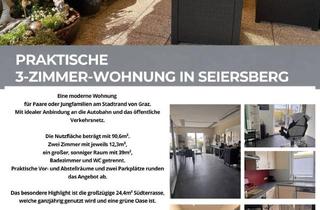 Wohnung kaufen in 8054 Seiersberg, Attraktive 3-Zimmer Wohnung mit grosser Südterrasse in Seiersberg