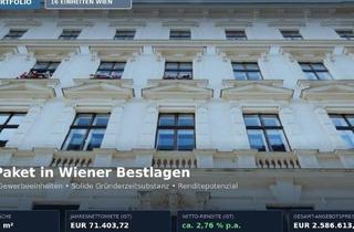 Anlageobjekt in 1090 Wien, Weg-Paket in Wiener Bestlagen