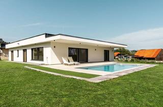 Haus kaufen in Hitzendorf, 8151 Sankt Bartholomä, Moderner Bungalow mit Pool in Aussichtslage bei Hitzendorf