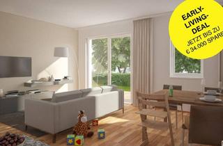 Wohnung kaufen in 1110 Wien, Kaufpreis Angepasst - 3-Zimmer Gartenwohnung mit Sonniger Terrasse - Wohnen im Grünen