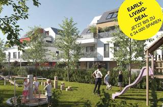 Wohnung kaufen in 1110 Wien, Preis Reduziert - Moderne 2-Zimmer Dachgeschosswohnung mit Großzügiger Terrasse