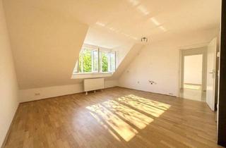 Wohnung kaufen in Gumpendorfer Straße, 1060 Wien, Grünruhelage nahe Raimundtheater! Lichtdurchflutete und barrierefreie 3-Zimmer-Dachgeschoss-Wohnung mit Parkblick