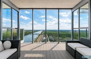 Penthouse kaufen in Wehlistraße, 1020 Wien, orea | Penthouse über drei Ebenen im Marina Tower – private Dachterrasse über der Donau