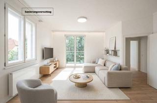 Wohnung kaufen in Bujattigasse, 1140 Wien, ++NEU++ Bright 1.5-Room Apartment with Separate Kitchen and Balcony in Need of Modernization