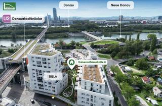 Wohnung mieten in Kaisermühlenstraße, 1220 Wien, Wohngenuss nahe der Donau - Moderne 2-Zimmer-Wohnung mit Balkon - ab 01.12.2026 beziehbar!