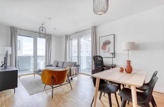 Wohnung mieten in Wehlistraße 291, 1020 Wien, Marinatower: U2 Donaumarina, 3 Zi mit Balkon mit Ausblick auf Donau, Gym, Sauna, Shops im Tower (VIE246)