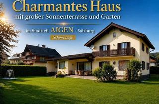 Haus mieten in Stadtteil Aigen - Salzburg - Nähe Zu Schloss Aigen, 5026 Salzburg, Charmantes Haus in Salzburg | Stadtteil AIGEN | 235 m² | Garten | Sonnenterrasse | Garage | Sauna | Parkplatz | provisionsfrei