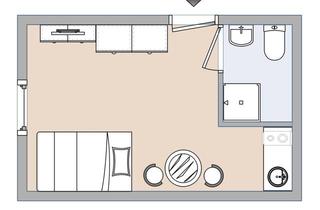 Wohnung mieten in Vinzenzgasse 52, 8020 Graz, Gemütliche 1-Zimmerwohnung in ruhiger Lage mit Gartenmitbenutzung