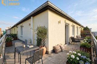 Wohnung kaufen in 1100 Wien, Klimatisierte 2-Zimmer-Dachgeschosswohnung mit großzügiger 33 m² Eckterrasse
