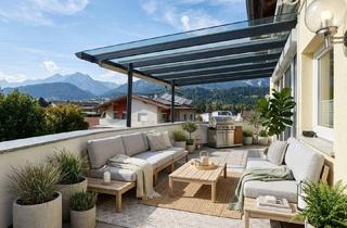 Maisonette kaufen in 6112 Wattens, Wattens – Exklusive Maisonette mit ca. 129,55 m² Wohnnutzfläche, ca.30,66 m² Westterrasse, Panoramablick & neuer Designküche