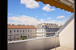 Penthouse kaufen in 1080 Wien, Klimatisierte DG Wohnung mit Terrasse – Einzelgarage optional