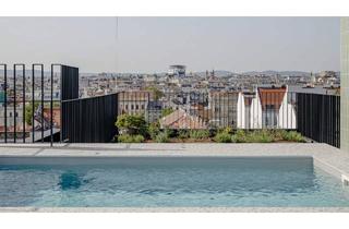 Penthouse mieten in Schloßgasse, 1050 Wien, DESIGNERPENTHOUSE MIT POOL· 360° ÜBER DEN DÄCHERN WIENS