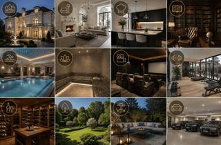 Villen zu kaufen in 1230 Wien, Exklusive Luxusvilla mit Parkgrundstück, Gästehaus, Indoorpool und Tiefgarage in Wien