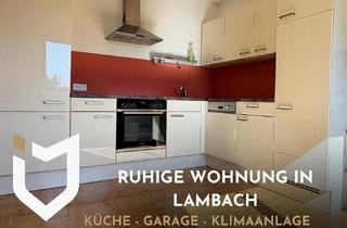 Wohnung kaufen in 4650 Lambach, RUHIGE WOHNUNG IN LAMBACH MIT EINBAUKÜCHE, KLIMAANLAGE UND GARAGE