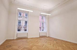 Büro zu mieten in Zelinkagasse, 1010 Wien, TOPLAGE, BÖRSE-NÄHE, representatives 158 m2 Altbaubüro, 4 Zimmer, Serverraum, Klimaanlagen, 2. Liftstock, Zelinkagasse