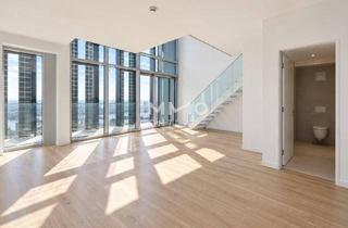 Maisonette mieten in 1220 Wien, Penthouse AT THE TOP OF VIENNA. 51st Floor Above the DANUBE